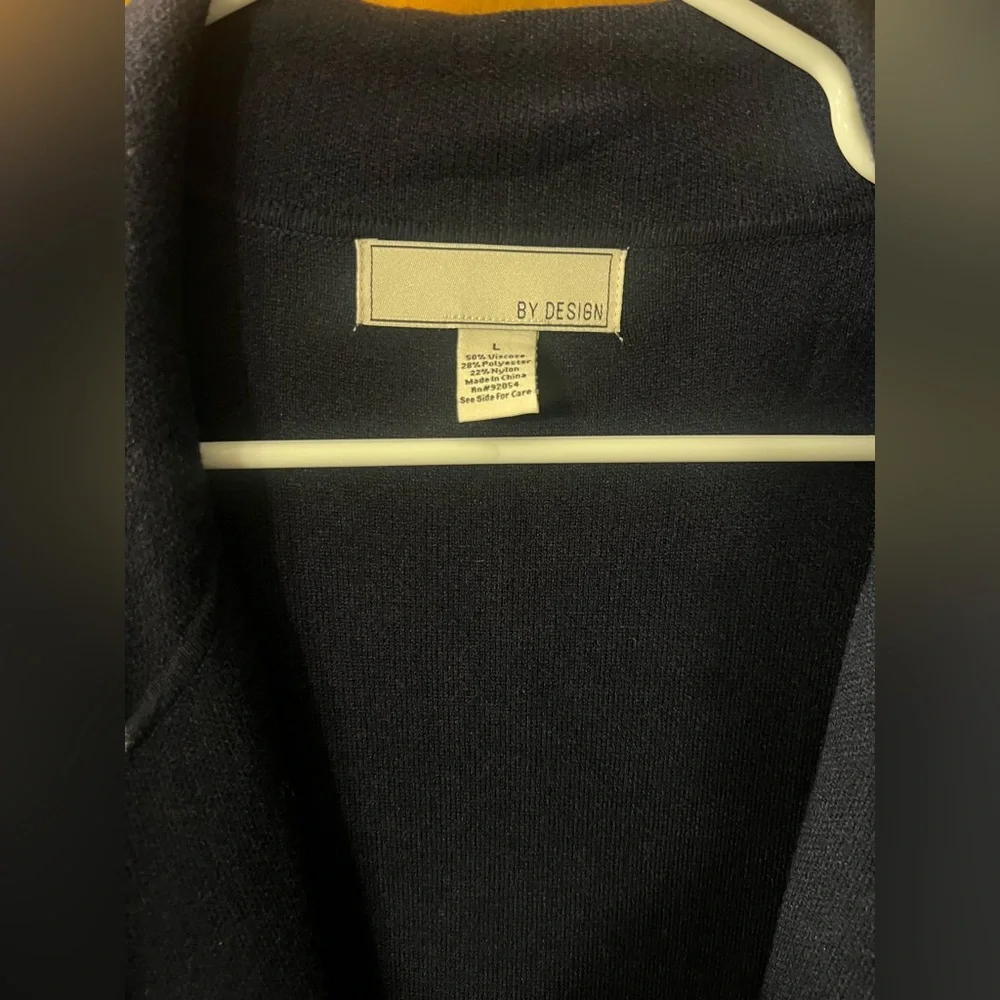 Classic Navy Women's Cardigan - Picture 2 of 5